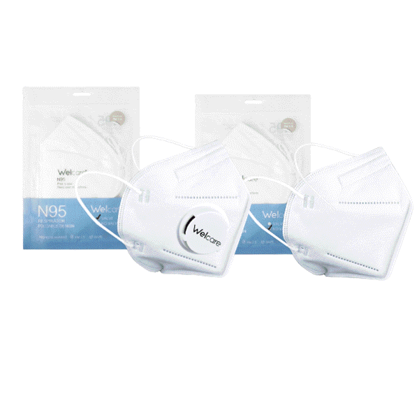 Welcare Mask N95 หน้ากากอนามัยชั้นกรองป้องกันฝุ่น PM 2.5