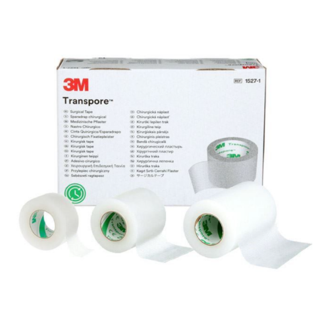 พลาสเตอร์ทรานสปอร์ใส 0.5 นิ้ว 3M 1527-0 (24ม้วน/กล่อง)