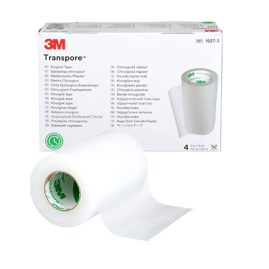 พลาสเตอร์ทรานสปอร์ใส 3 นิ้ว 3M 1527-3 (4ม้วน/กล่อง)